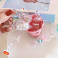 Candy Shape Storage Box Transparent Cute Earrings Ring Jewelry Box