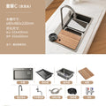 Purified Water Digital Display Rainfall Waterfall Sink Large Single Sink Nano 304 Stainless Steel Kitchen Handmade Basins For Washing Vegetables