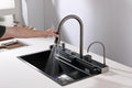 Whale Stainless Steel With Atmosphere Lamp Multifunctional Digital Display Flying Rain Sink Vegetable Basin Large Single Sink Sink Sink