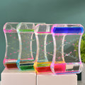 Creative Douyin Same Slide Oil Drop Decompression Toy Plastic Oil Drop Ornaments Liquid Hourglass Dynamic Oil Leak Gift