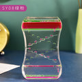 Creative Douyin Same Slide Oil Drop Decompression Toy Plastic Oil Drop Ornaments Liquid Hourglass Dynamic Oil Leak Gift