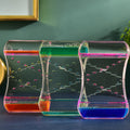 Creative Douyin Same Slide Oil Drop Decompression Toy Plastic Oil Drop Ornaments Liquid Hourglass Dynamic Oil Leak Gift